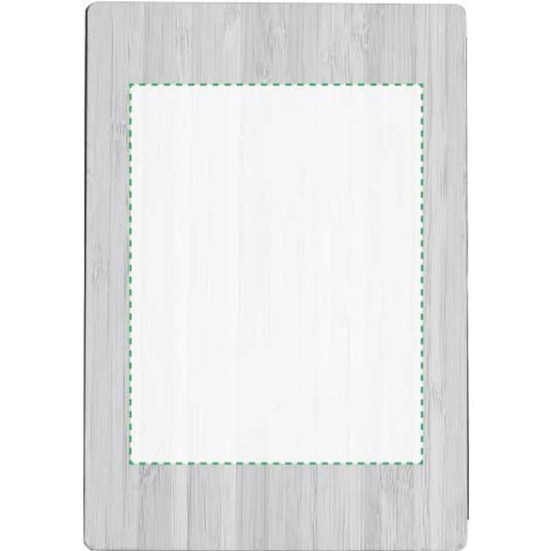 Notebook s bambusovým obalem, zabalený v hnědé papírové krabičce Notebook s bambusovým obalem, zabalený v hnědé papírové krabičce