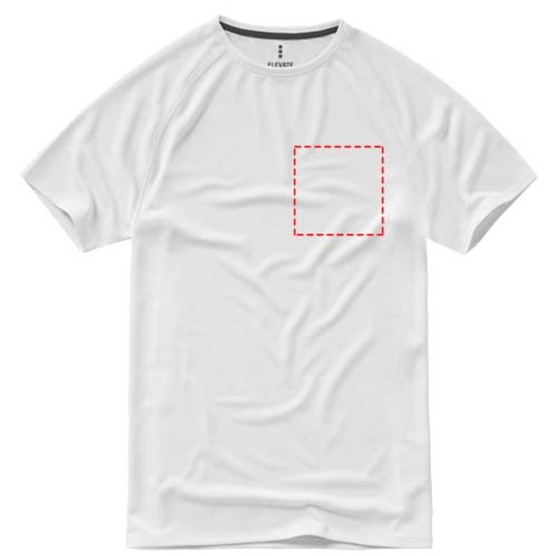 ELEVATE NIAGARA COOL FIT T-SHIRT biela M ELEVATE NIAGARA COOL FIT T-SHIRT biela M