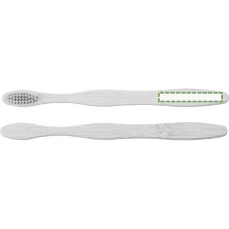 Bambusová zubní kartáček v papírové Kraftovy krabičce, hnědá Bambusová zubní kartáček v papírové Kraftovy krabičce, hnědá