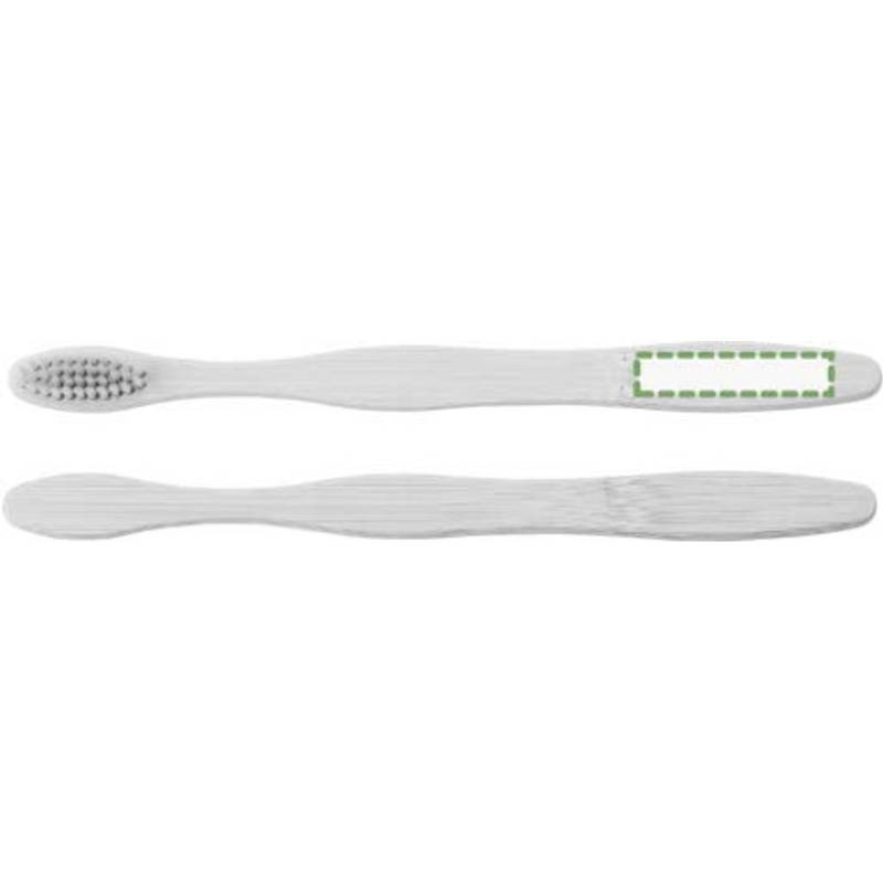 Bambusová zubní kartáček v papírové Kraftovy krabičce, hnědá Bambusová zubní kartáček v papírové Kraftovy krabičce, hnědá