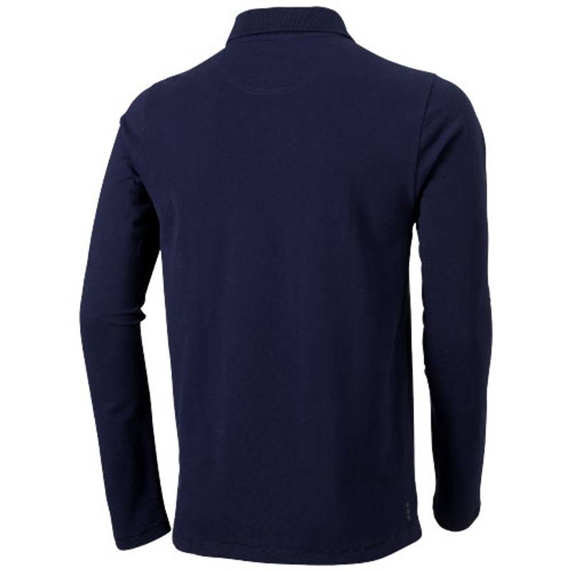 ELEVATE OAKVILLE LONG SLEEVE POLO nám.modrá S ELEVATE OAKVILLE LONG SLEEVE POLO nám.modrá S