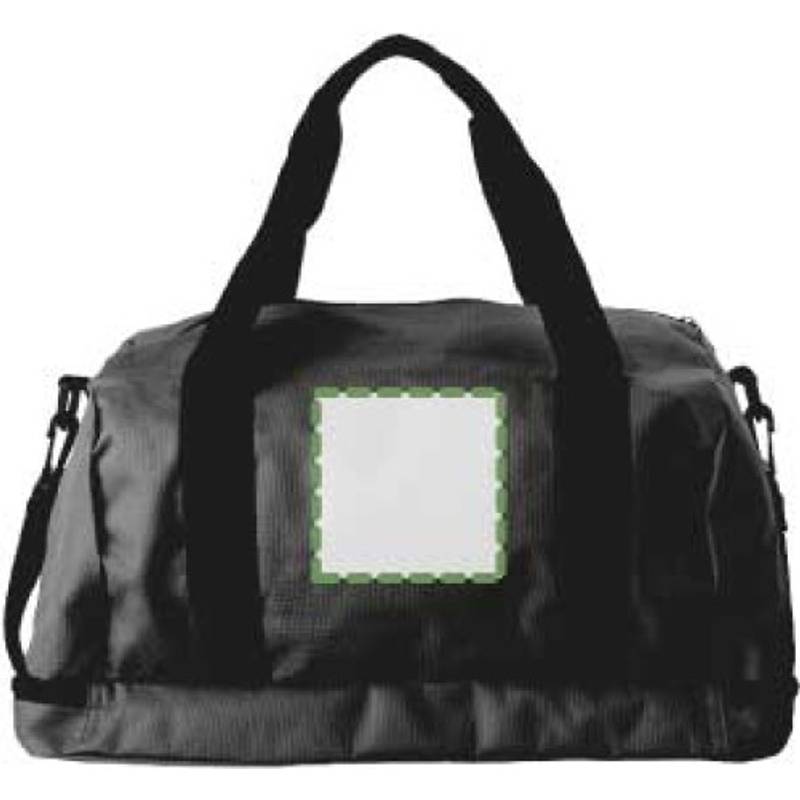Polyesterová (600D) športová taška, zelená