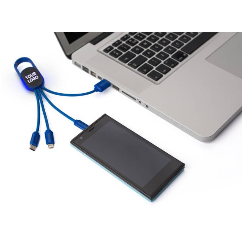 Sada nabíjecího kabelu 4 v 1, bílá Sada nabíjecího kabelu 4 v 1, bílá