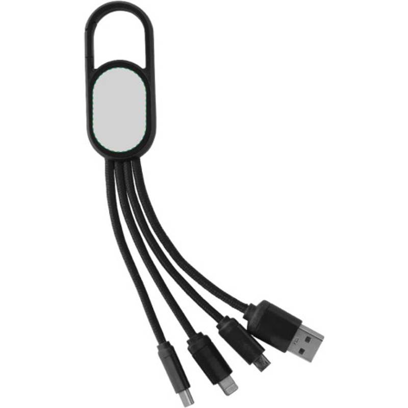 Sada nabíjecího kabelu 4 v 1, bílá Sada nabíjecího kabelu 4 v 1, bílá