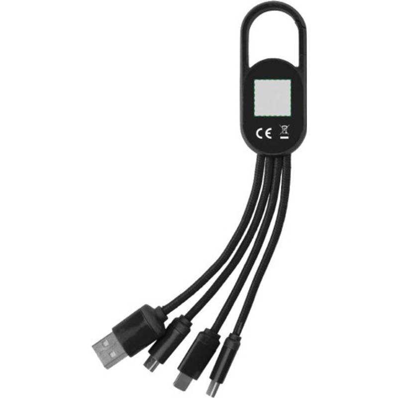 Sada nabíjecího kabelu 4 v 1, bílá Sada nabíjecího kabelu 4 v 1, bílá