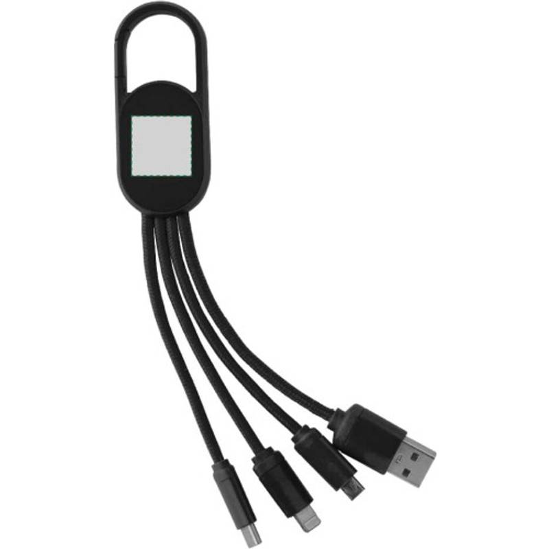 Sada nabíjecího kabelu 4 v 1, bílá Sada nabíjecího kabelu 4 v 1, bílá