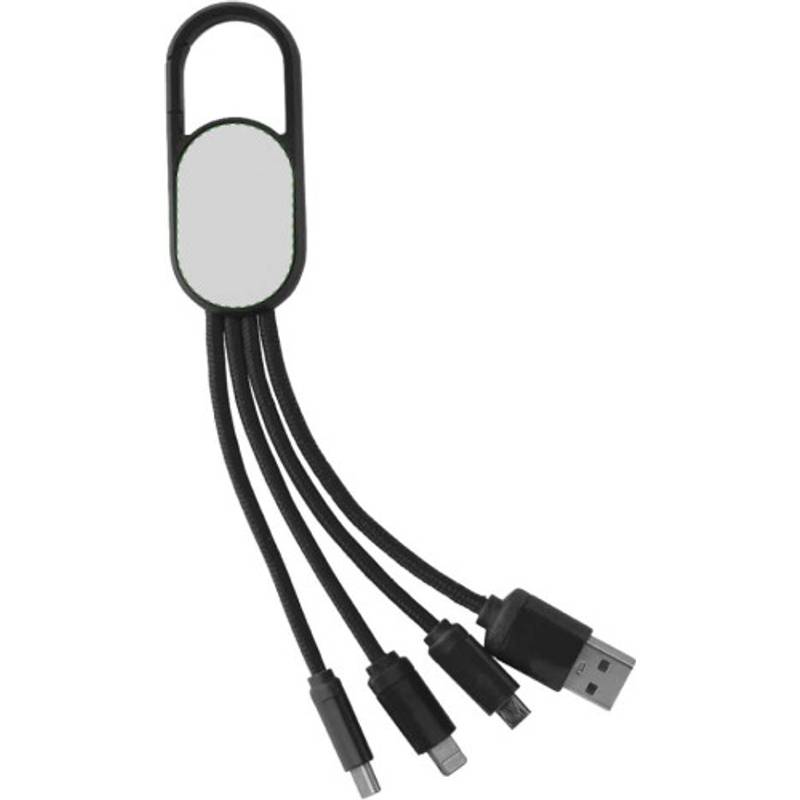 Sada nabíjecího kabelu 4 v 1, bílá Sada nabíjecího kabelu 4 v 1, bílá