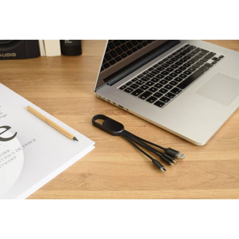 Sada nabíjecího kabelu 4 v 1, bílá Sada nabíjecího kabelu 4 v 1, bílá