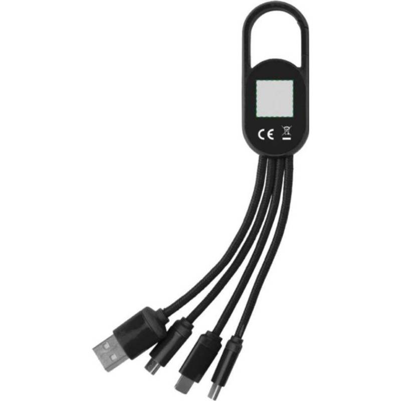 Sada nabíjecího kabelu 4 v 1, bílá Sada nabíjecího kabelu 4 v 1, bílá