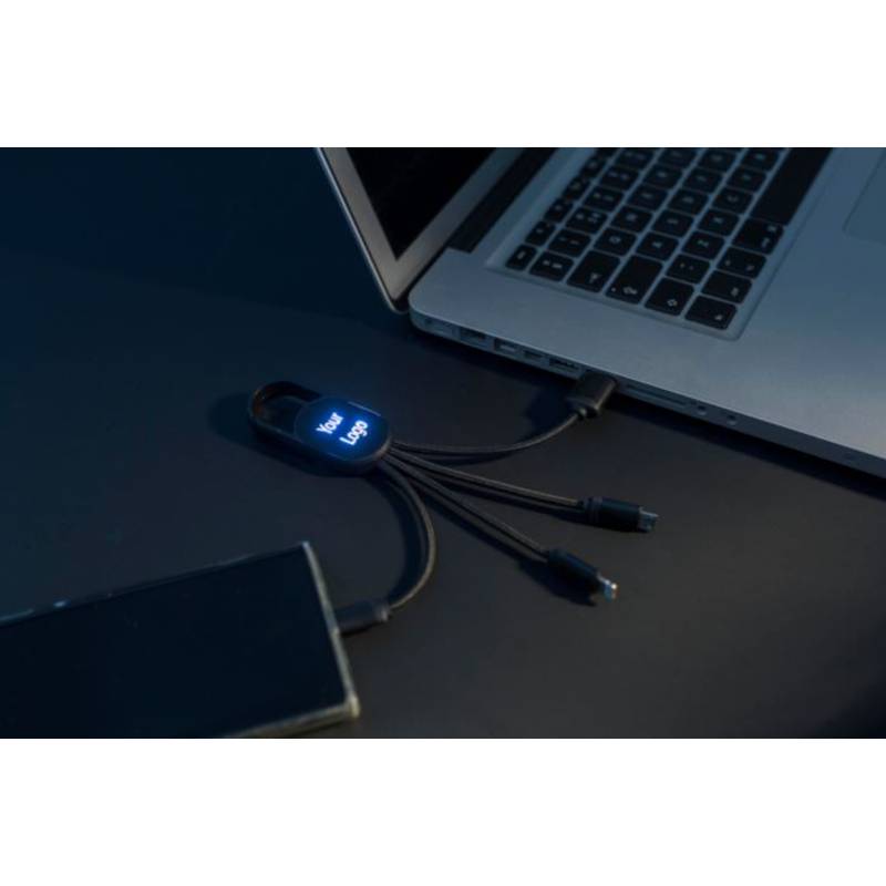 Sada nabíjecího kabelu 4 v 1, bílá Sada nabíjecího kabelu 4 v 1, bílá