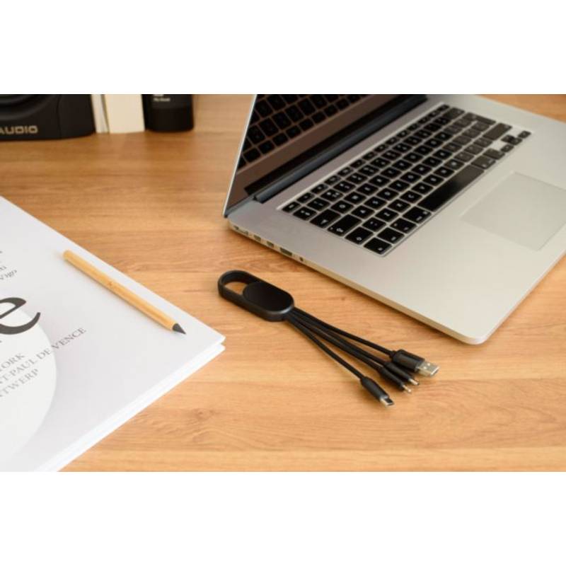 Sada nabíjecího kabelu 4 v 1, bílá Sada nabíjecího kabelu 4 v 1, bílá