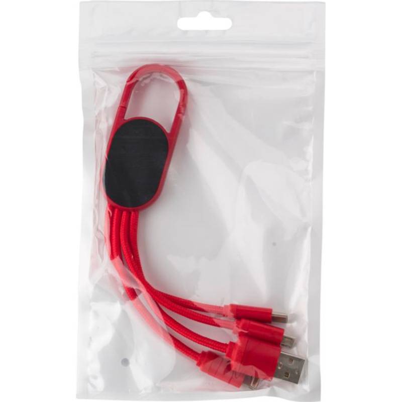 Sada nabíjecího kabelu 4 v 1, bílá Sada nabíjecího kabelu 4 v 1, bílá