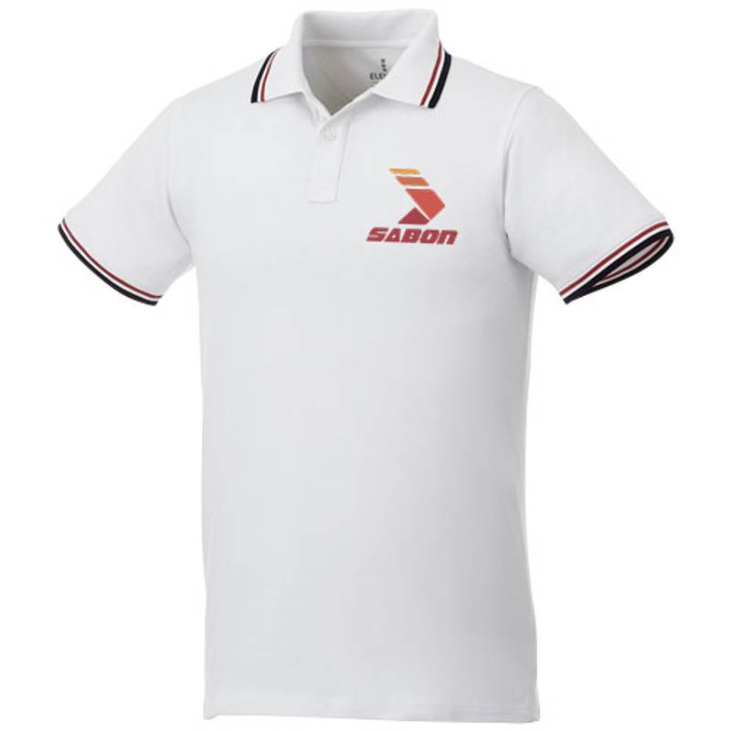 Pánske polo, tričko Fairfield, biela, L Pánske polo, tričko Fairfield, biela, L