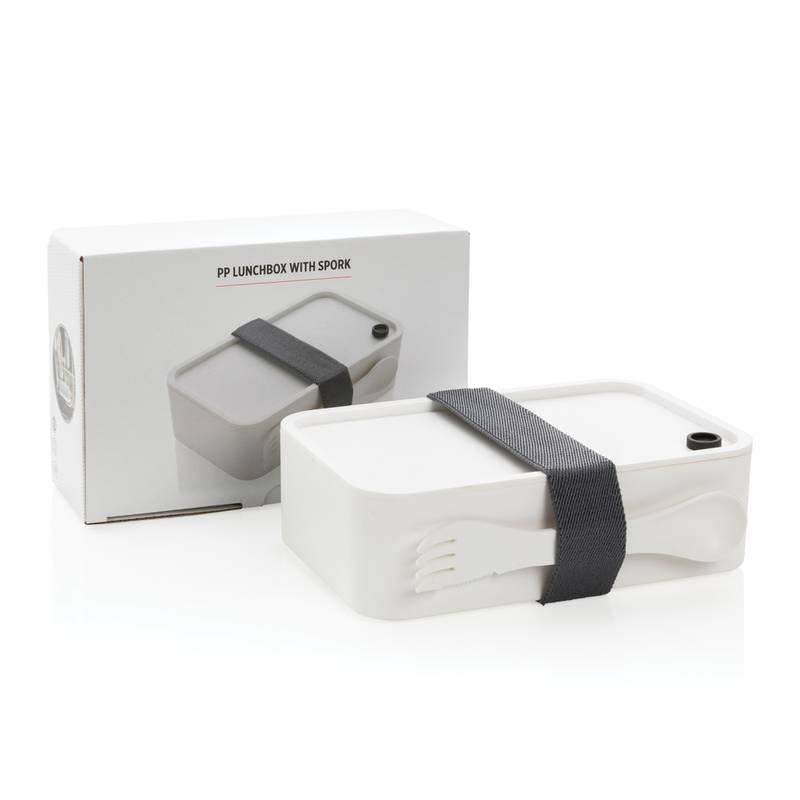 Krabička na jedlo z PP s príborom Krabička na jedlo z PP s príborom