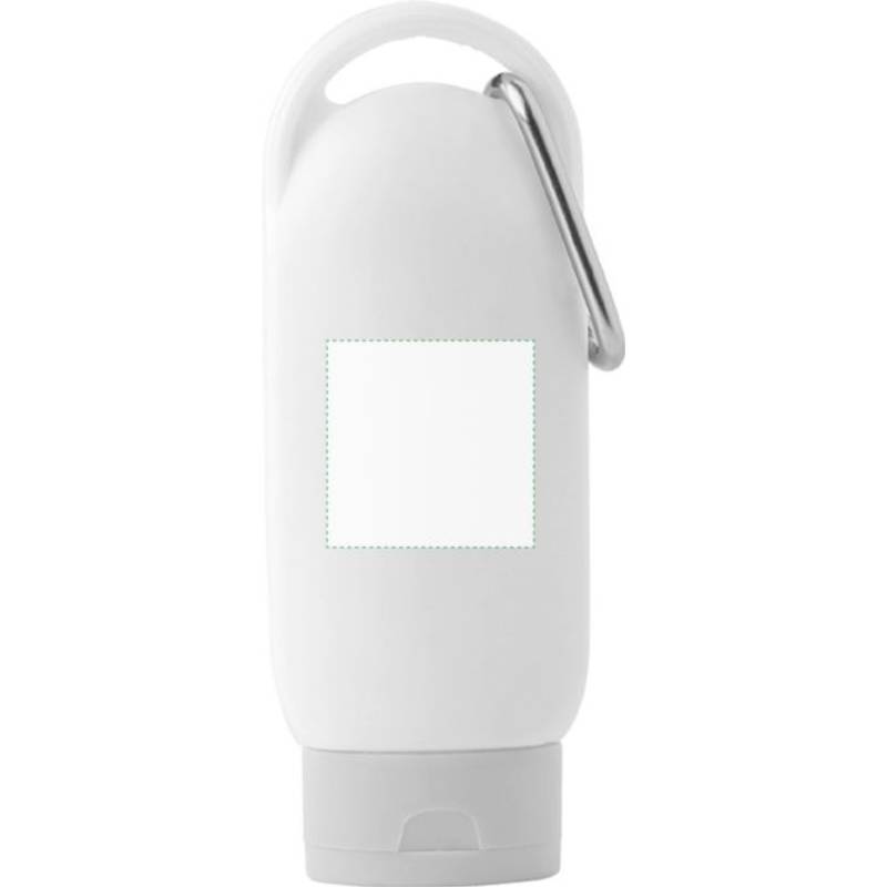 Krém na opaľovanie, 60ml, SPF30 s karabínou, modrá Krém na opaľovanie, 60ml, SPF30 s karabínou, modrá