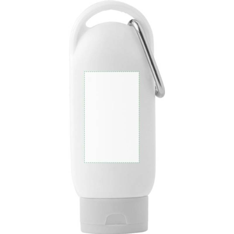 Krém na opaľovanie, 60ml, SPF30 s karabínou, modrá Krém na opaľovanie, 60ml, SPF30 s karabínou, modrá