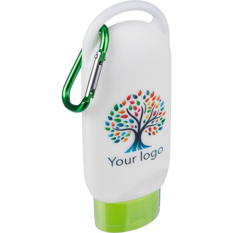 Krém na opaľovanie, 60ml, SPF30 s karabínou, modrá Krém na opaľovanie, 60ml, SPF30 s karabínou, modrá