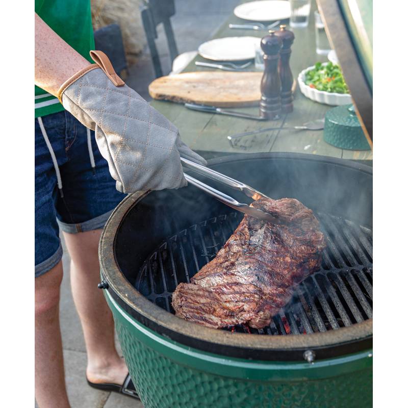 Prémiová kuchynská chňapka z canvas materiálu, čierna Prémiová kuchynská chňapka z canvas materiálu, čierna