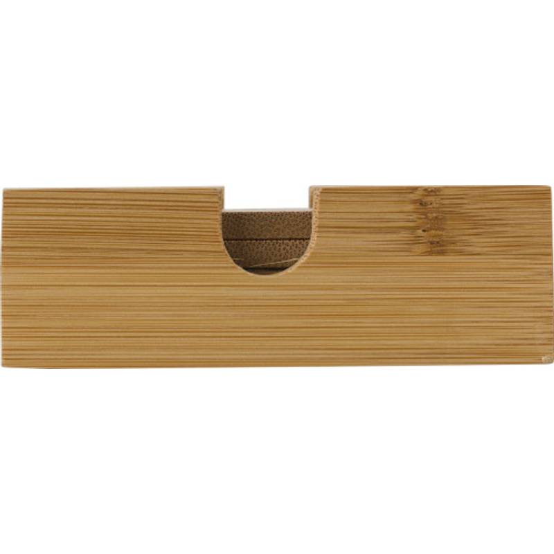 Sada bambusových podložiek, hnedá Sada bambusových podložiek, hnedá