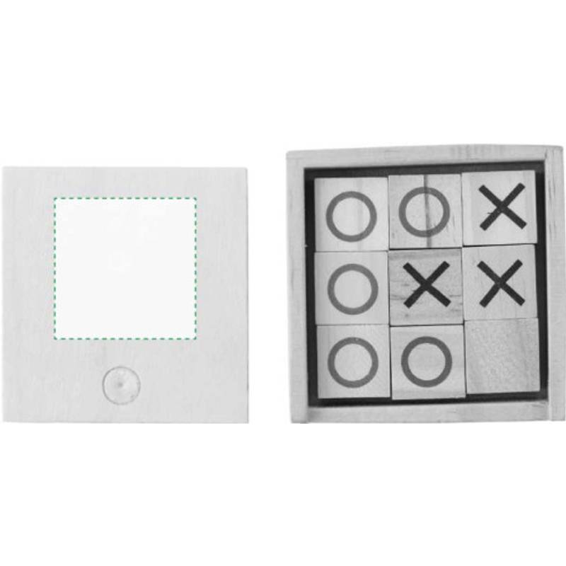 Drevená hra Tic Tac Toe, hnedá Drevená hra Tic Tac Toe, hnedá