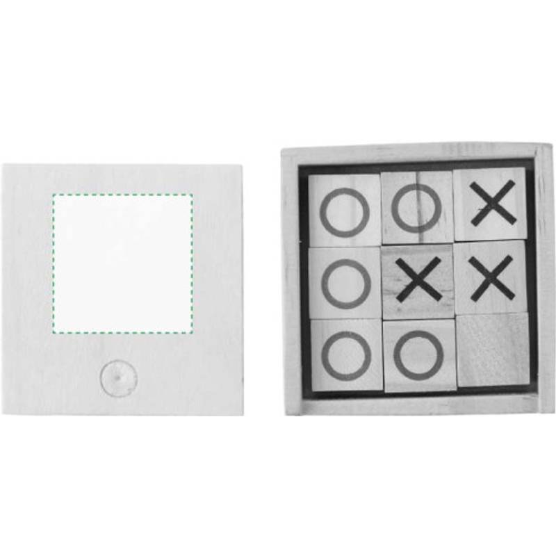 Drevená hra Tic Tac Toe, hnedá Drevená hra Tic Tac Toe, hnedá
