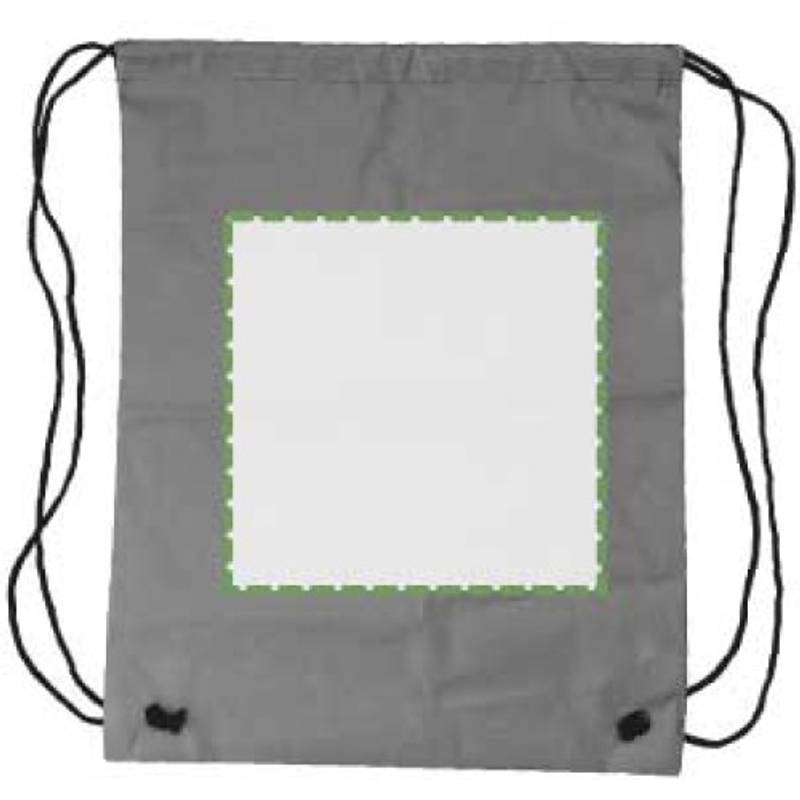Batoh so sťahovacou šnúrkou a z reflexného (190D) materiálu, sivá. Batoh so sťahovacou šnúrkou a z reflexného (190D) materiálu, sivá.