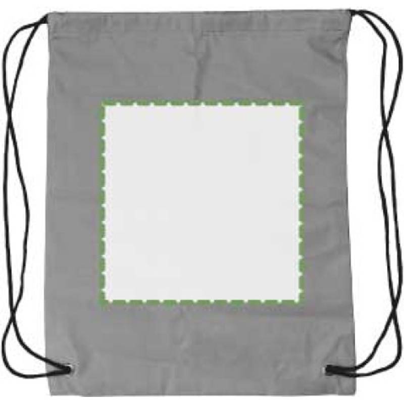 Batoh so sťahovacou šnúrkou a z reflexného (190D) materiálu, sivá. Batoh so sťahovacou šnúrkou a z reflexného (190D) materiálu, sivá.