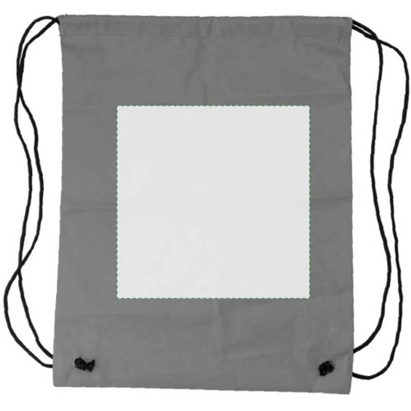 Batoh so sťahovacou šnúrkou a z reflexného (190D) materiálu, sivá. Batoh so sťahovacou šnúrkou a z reflexného (190D) materiálu, sivá.