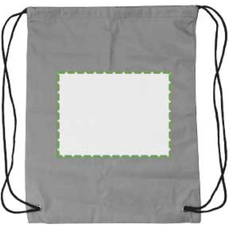 Batoh so sťahovacou šnúrkou a z reflexného (190D) materiálu, sivá. Batoh so sťahovacou šnúrkou a z reflexného (190D) materiálu, sivá.