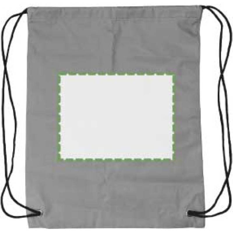 Batoh so sťahovacou šnúrkou a z reflexného (190D) materiálu, sivá. Batoh so sťahovacou šnúrkou a z reflexného (190D) materiálu, sivá.
