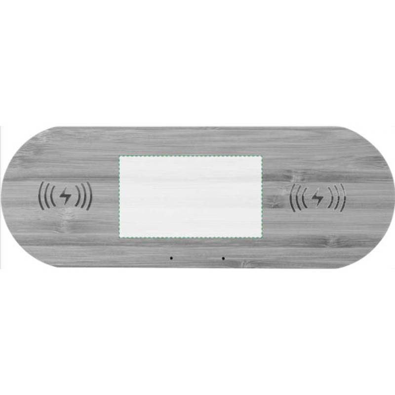 Bambusová bezdrátová nabíječka, hnědá Bambusová bezdrátová nabíječka, hnědá