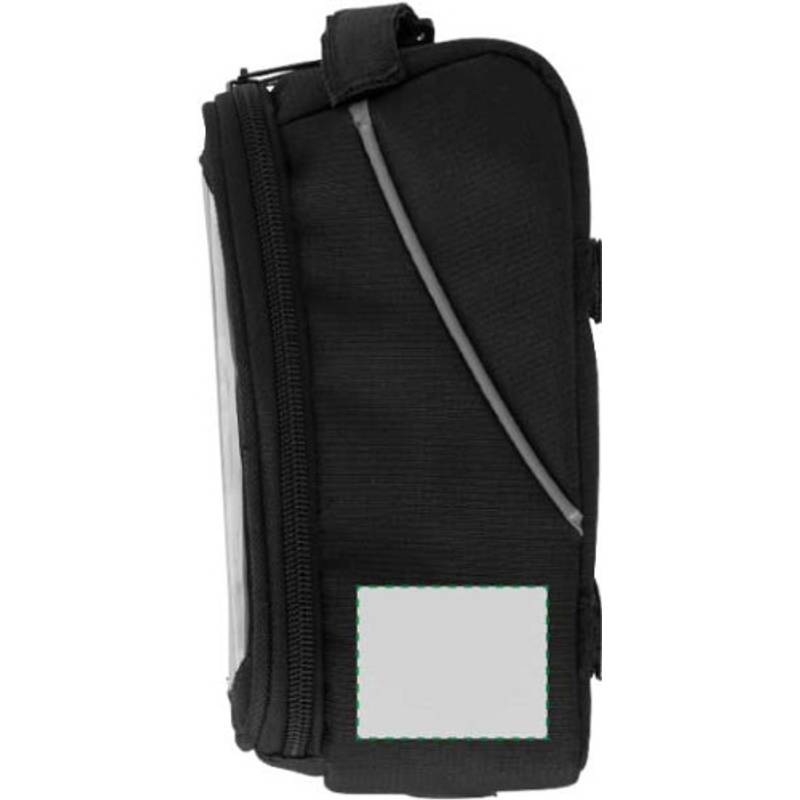 Polyesterová (600D) taška na řídítka na kolo, černá Polyesterová (600D) taška na řídítka na kolo, černá