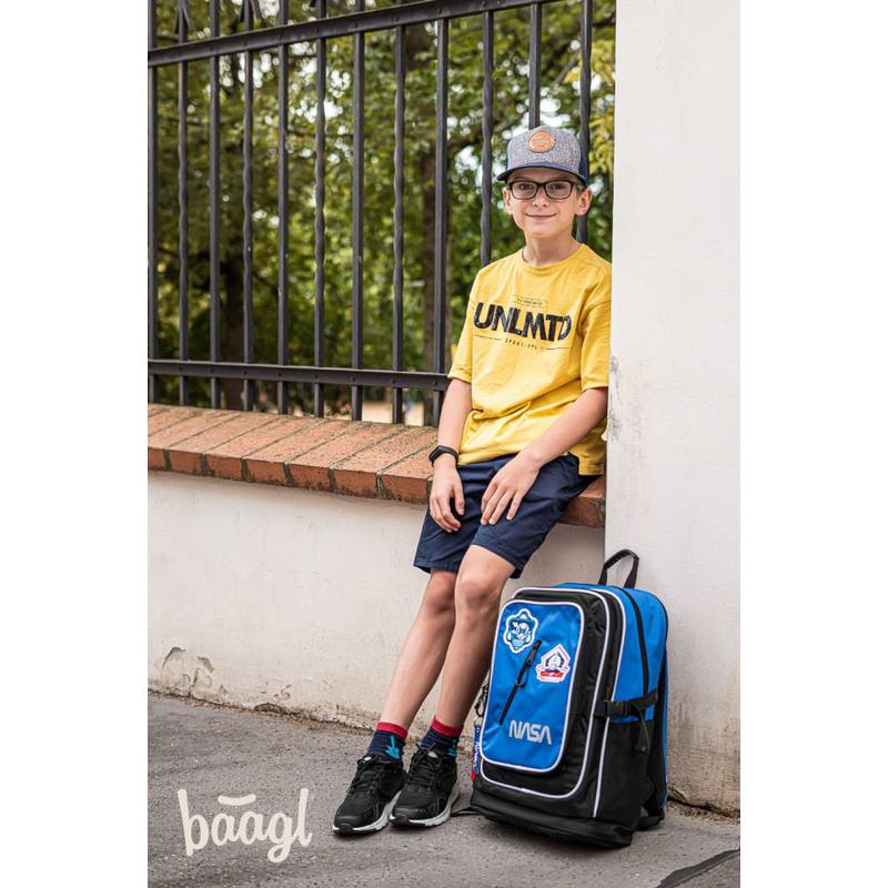 BAAGL - Školský batoh Cubic NASA BAAGL - Školský batoh Cubic NASA