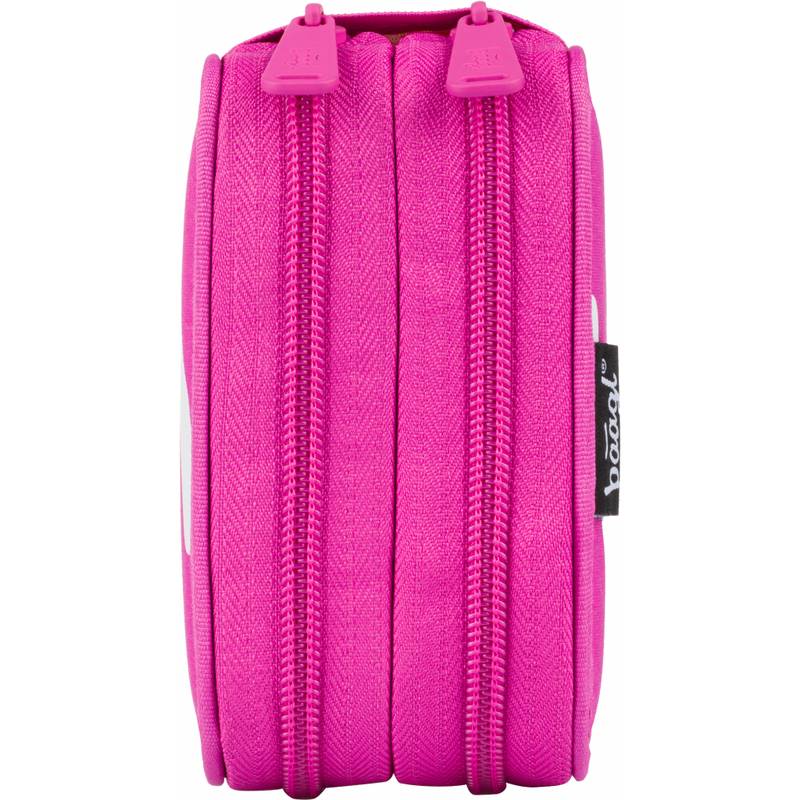 BAAGL - Školní penál dvoupatrový Logo růžový BAAGL - Školní penál dvoupatrový Logo růžový