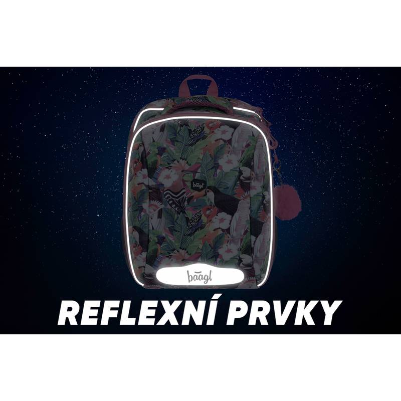 BAAGL - Školská aktovka Shelly Tukan BAAGL - Školská aktovka Shelly Tukan