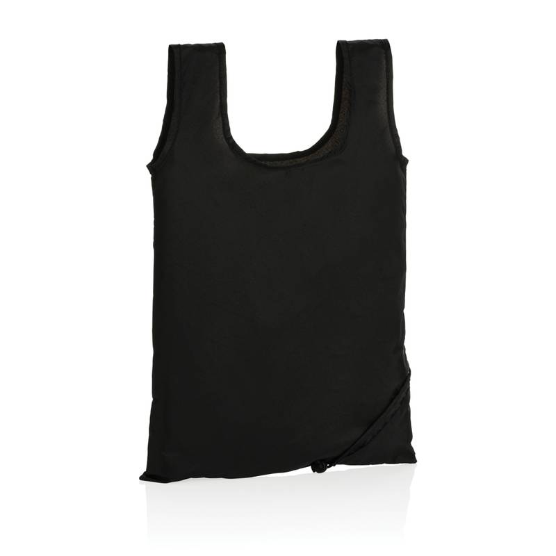 Skládací nákupní taška Impact ze 190T Rpety AWARE ™, černá Skládací nákupní taška Impact ze 190T Rpety AWARE ™, černá