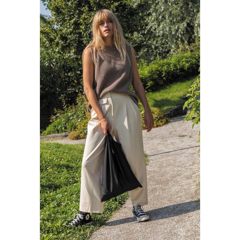 Skládací nákupní taška Impact ze 190T Rpety AWARE ™, černá Skládací nákupní taška Impact ze 190T Rpety AWARE ™, černá