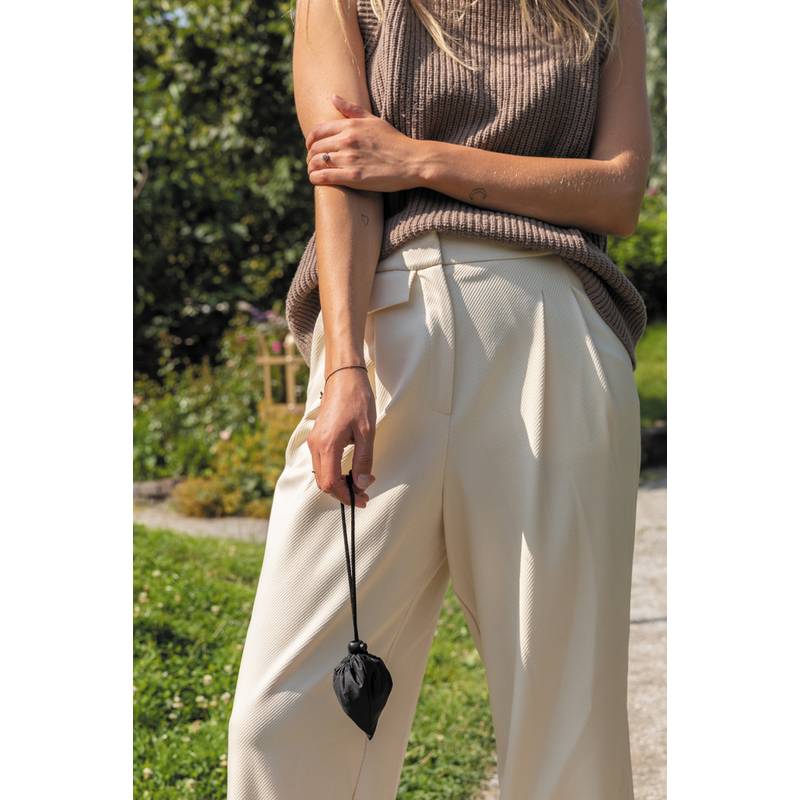 Skládací nákupní taška Impact ze 190T Rpety AWARE ™, černá Skládací nákupní taška Impact ze 190T Rpety AWARE ™, černá