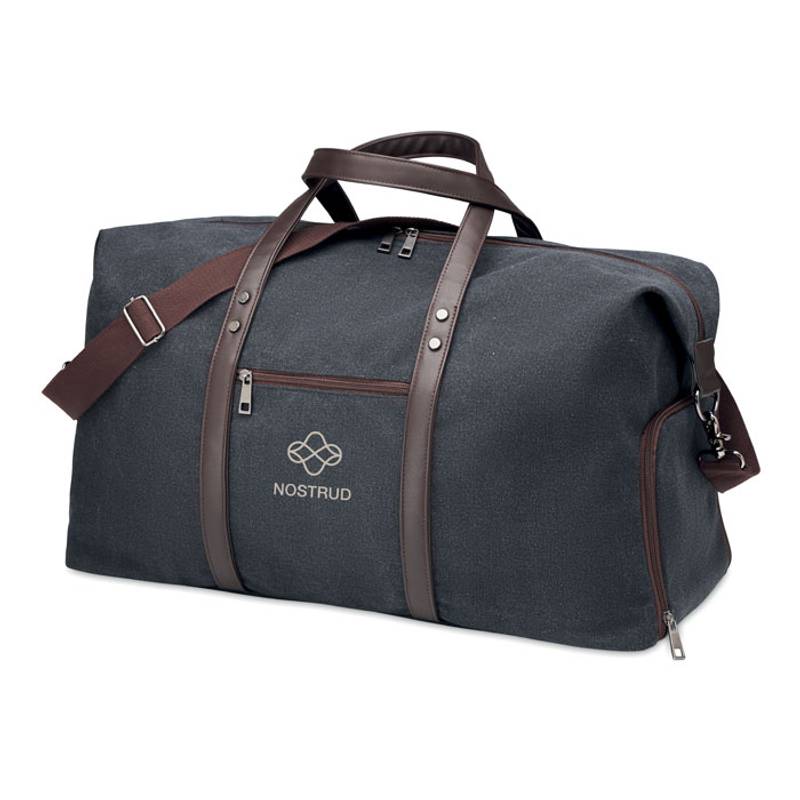 ZURICH plátená cestovná taška, čierna ZURICH plátená cestovná taška, čierna