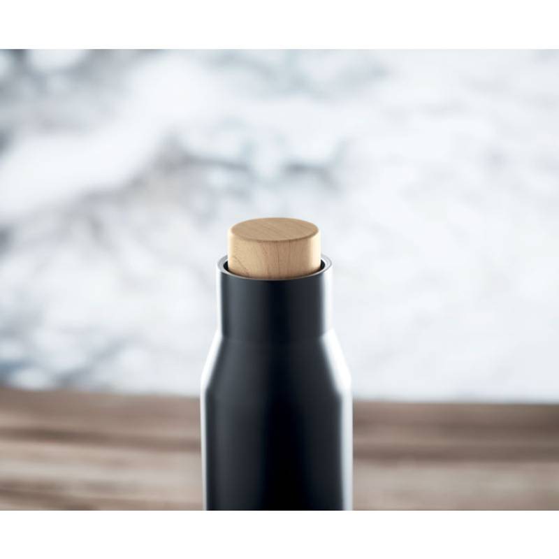 DUDINKA dvojstenná nerezová fľaša, 500ml, čierna DUDINKA dvojstenná nerezová fľaša, 500ml, čierna