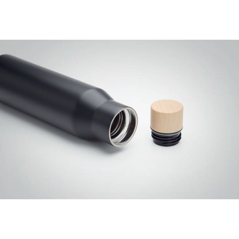 DUDINKA dvojstenná nerezová fľaša, 500ml, čierna DUDINKA dvojstenná nerezová fľaša, 500ml, čierna