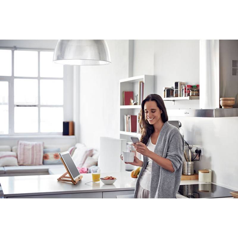 TUANUI bambusový stojan na tablet/smartfón, hnedá TUANUI bambusový stojan na tablet/smartfón, hnedá