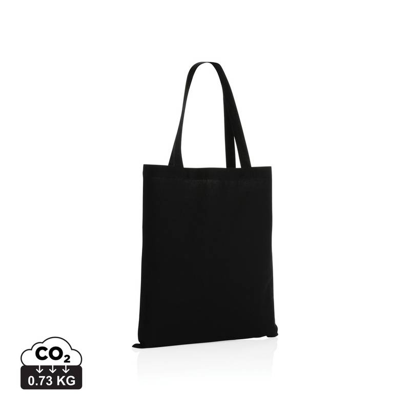 Taška Impact ze 145g recyklované bavlny AWARE ™, černá Taška Impact ze 145g recyklované bavlny AWARE ™, černá