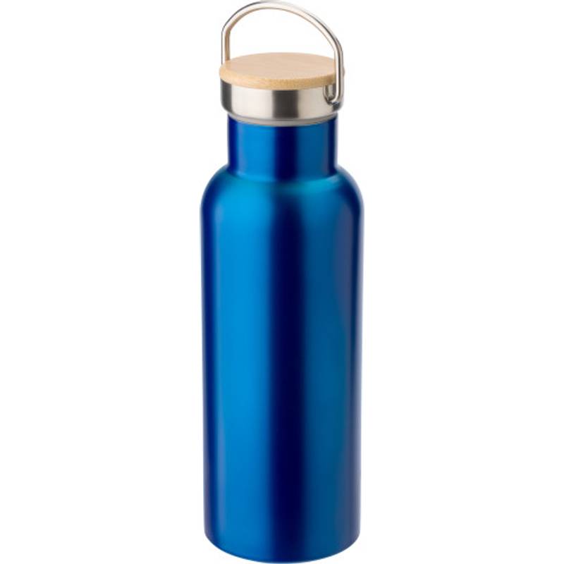 Nerezový dvoustěnný hrnek, 500 ml, modrá. Nerezový dvoustěnný hrnek, 500 ml, modrá.