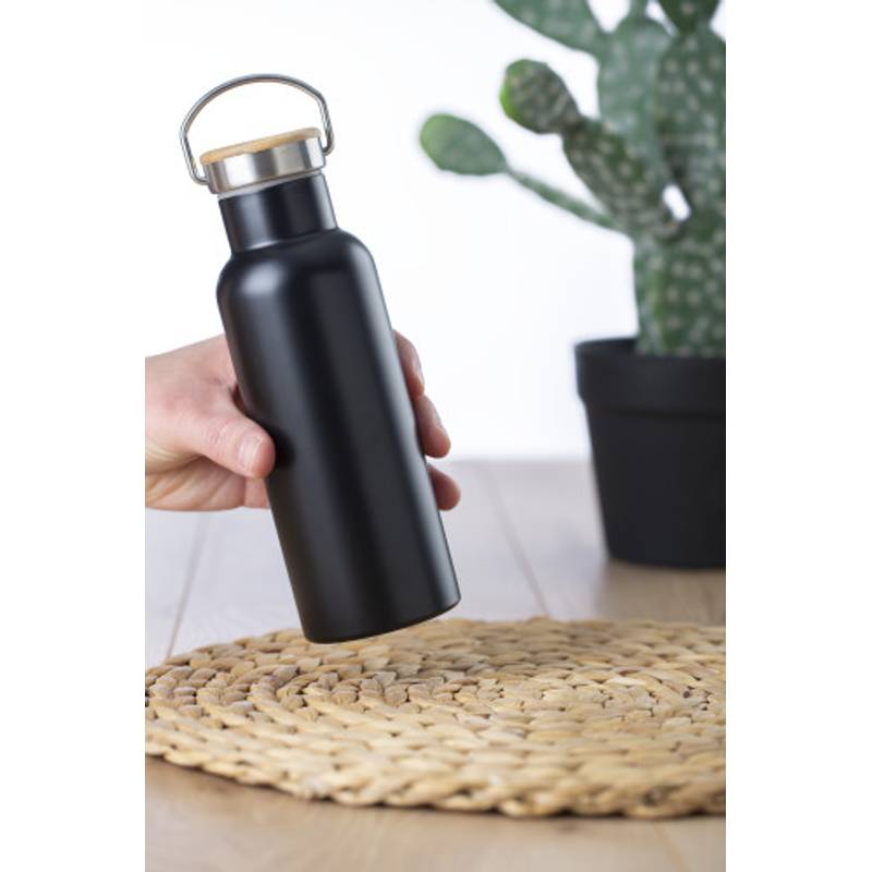 Nerezový dvoustěnný hrnek, 500 ml, modrá. Nerezový dvoustěnný hrnek, 500 ml, modrá.