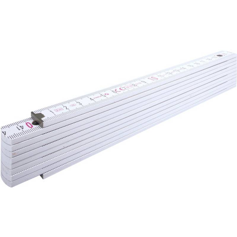 Dřevěný skládací metr Stabila, 2m, bílá Dřevěný skládací metr Stabila, 2m, bílá