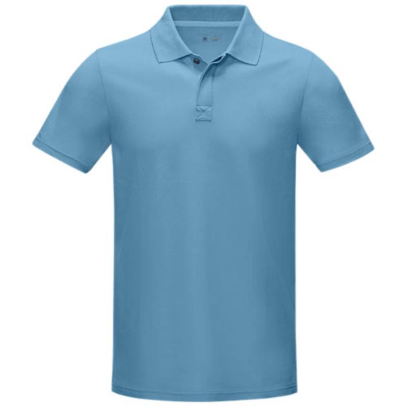 Pánske organické polo tričko GOTS s krátkym rukávom, svetlomodrá, M Pánske organické polo tričko GOTS s krátkym rukávom, svetlomodrá, M