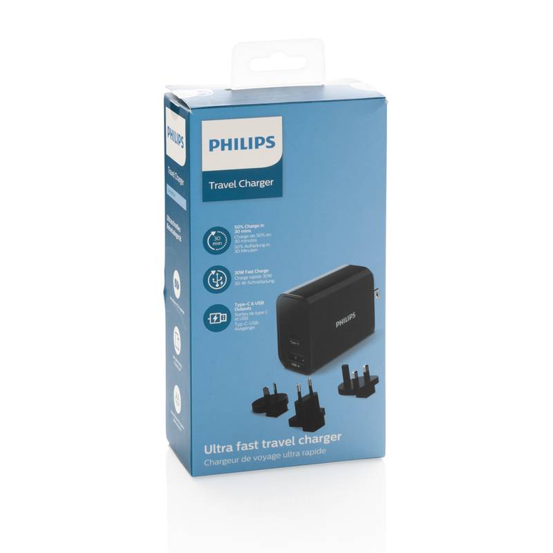 Ultra rychlý PD cestovní nabíjecí adaptér Philips Ultra rychlý PD cestovní nabíjecí adaptér Philips