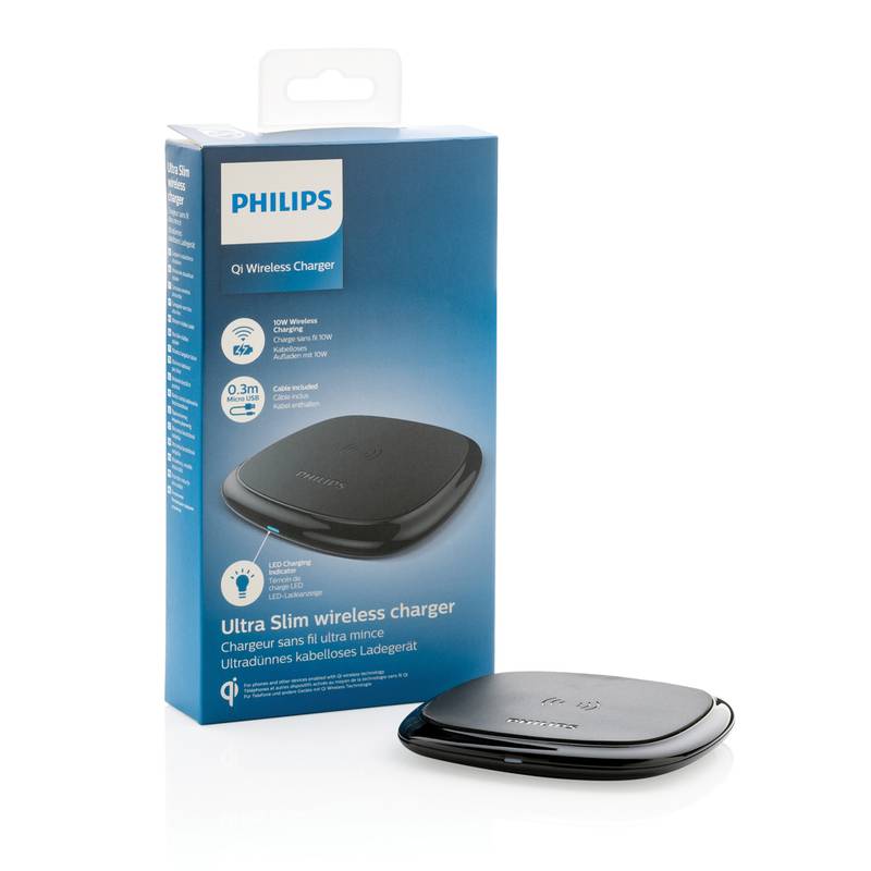 10W bezdrôtová nabíjačka Philips, čierna