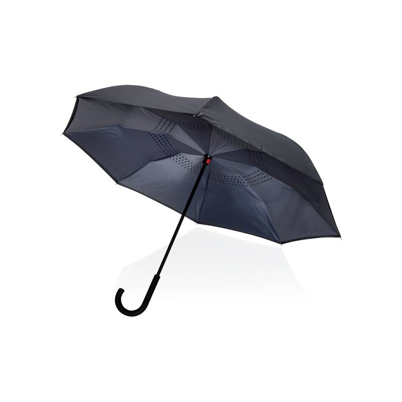 23" reverzný dáždnik Impact zo 190T RPET AWARE™, antracitová